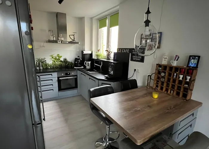 Trommel Apartments Fewo 1 Doppelbett Bad Wohnzimmer Kueche 56 Qm, Terrasse 20 Qm Haldensleben photo